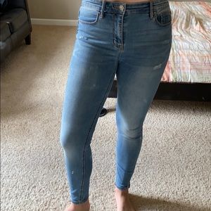 Stradivarius High Waist Womens Skinny Jeans